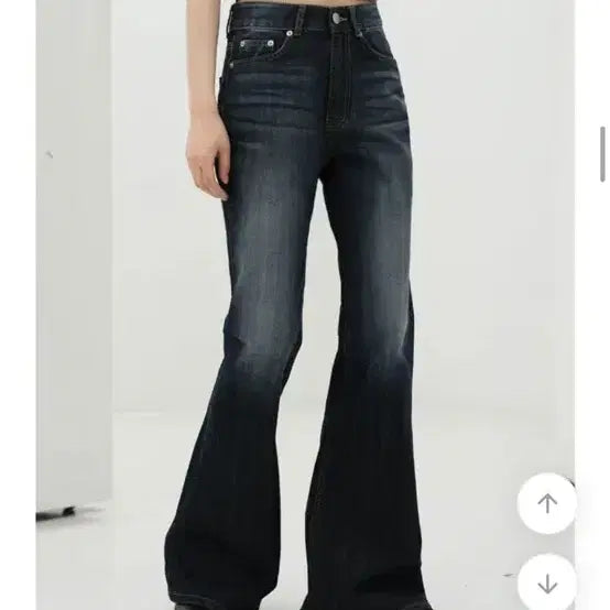 [BUNJANG] Binary One Yellin Bootcut Pants Dark Blue M / 바이너리원 워싱 옐린 부츠컷팬츠 진청M
