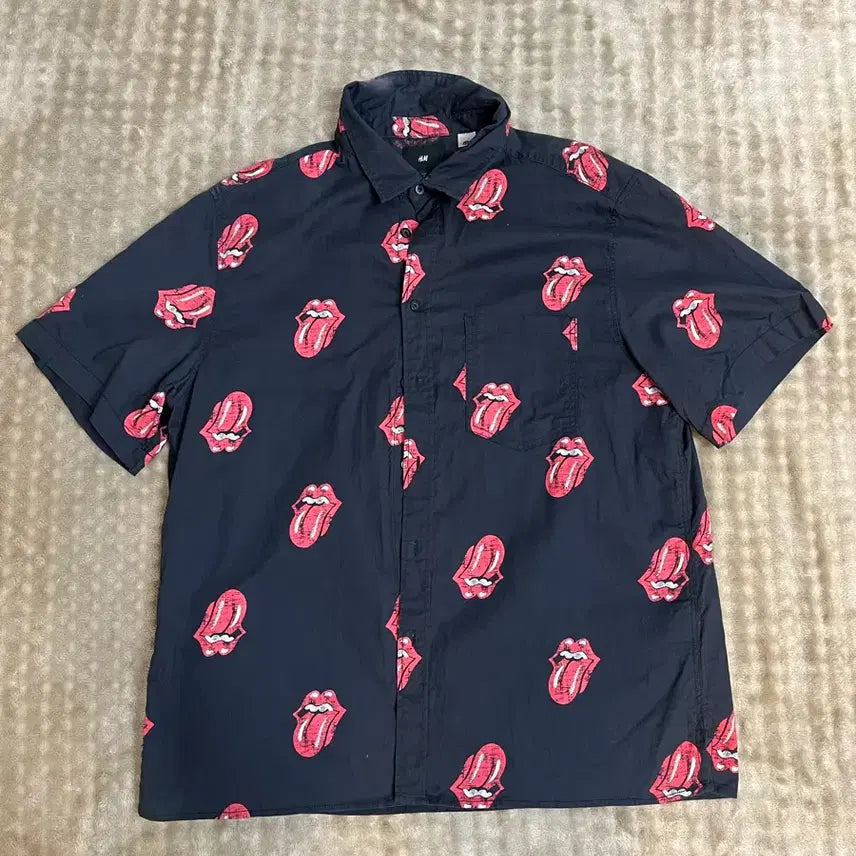 [BUNJANG] H&M Rolling Stones Graphic T-Shirt / H&M 롤링스톤즈 반팔 셔츠 L/100