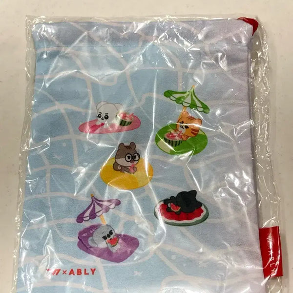 [BUNJANG] T1 x ably Collaboration Pouch / T1 티원 에이블리 콜라보 파우치