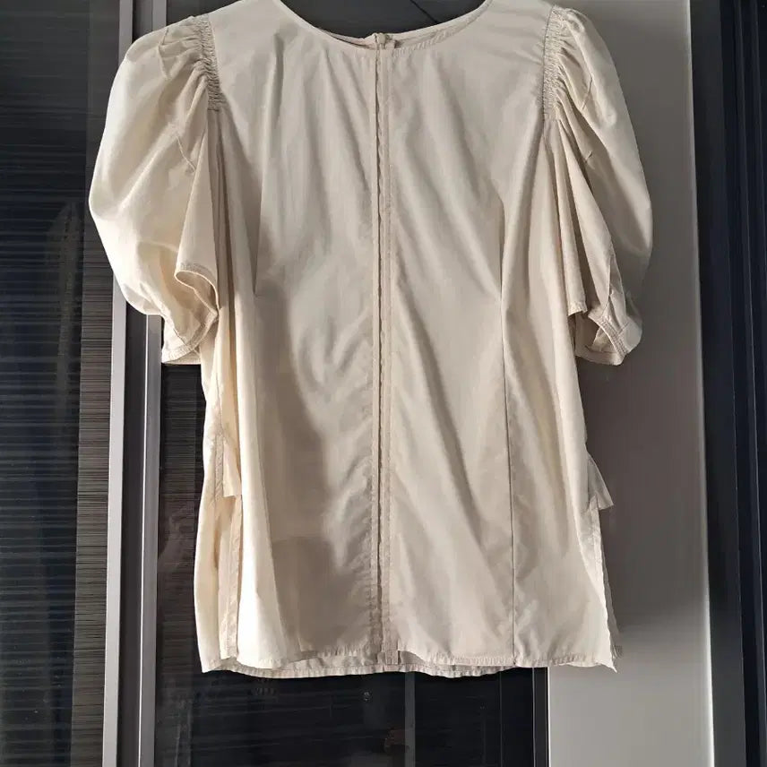 [BUNJANG] SJSJ Ivory Puff Sleeve Blouse / SJSJ 블라우스 한섬 듀엘지컷에고이스트오즈세컨
