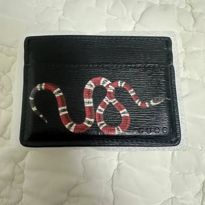 [BUNJANG] Gucci Snake Card Holder / 구찌 스네이크 카드지갑 정품