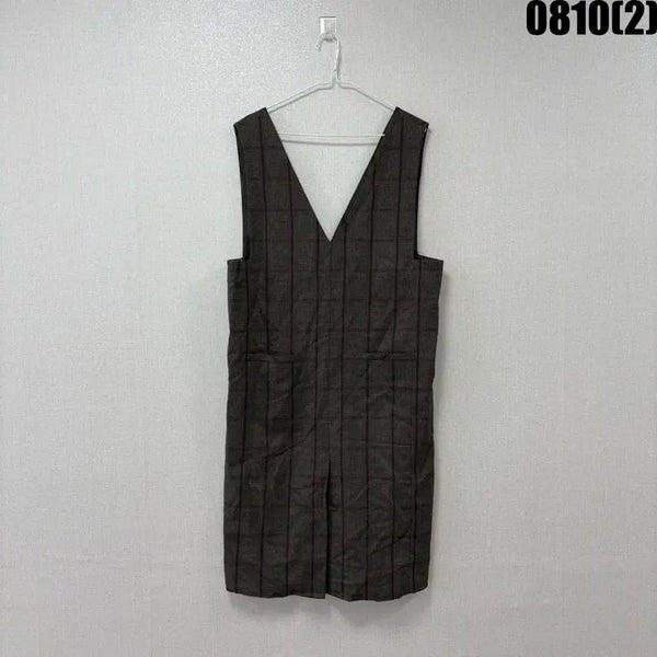 [BUNJANG] Check Pattern V-Neck Dress / 체크 패턴 브이넥 원피스