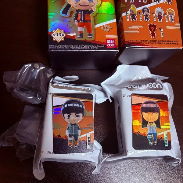 [BUNJANG] Naruto Mini Figures Set (Rock Lee, Hinata) - Bundle / 나루토 미니 피규어 2종 일괄 (록리,히나타)