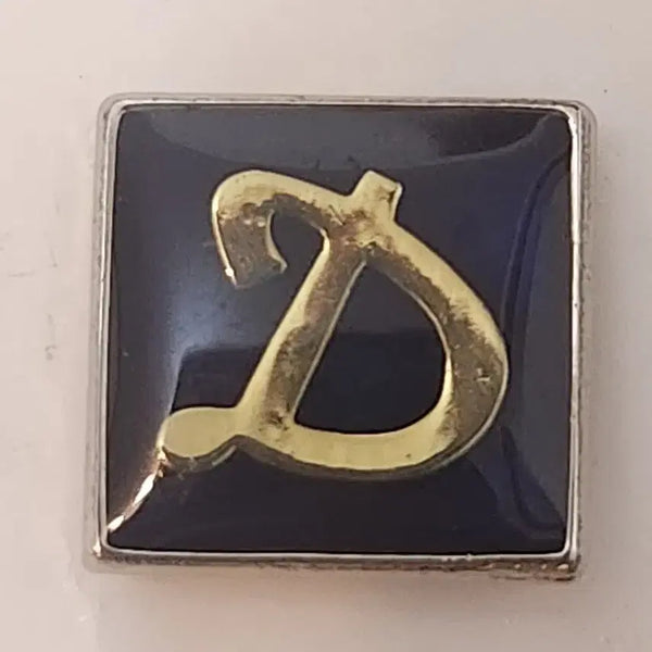 [BUNJANG] Initial D Navy Badge / 이니셜 D 네이비 색상 배지