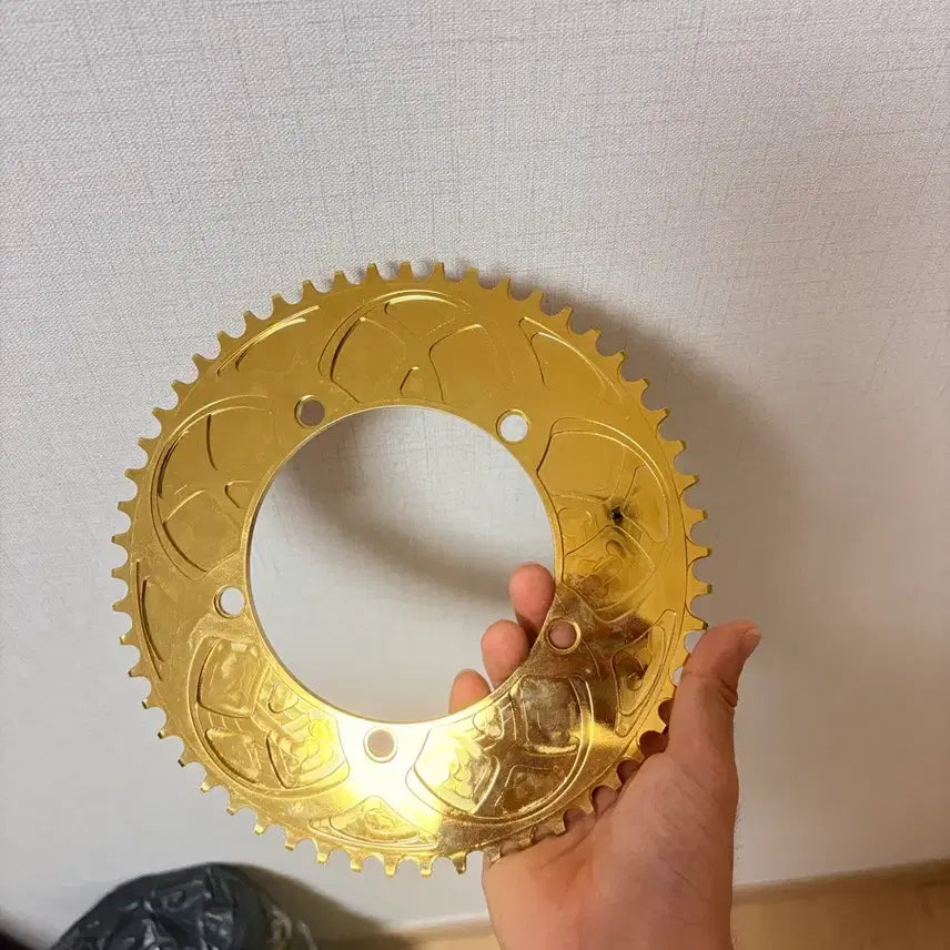 [BUNJANG] Gold Bicycle Chainring 54T 130 BCD / 체인링판매합니다