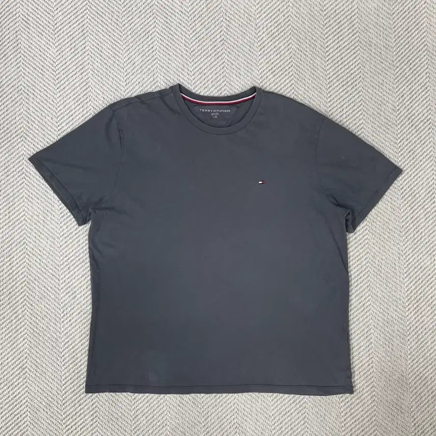 [BUNJANG] Tommy Hilfiger Short Sleeve T-Shirt Grey L / 타미힐피거 반팔 티셔츠 그레이 L
