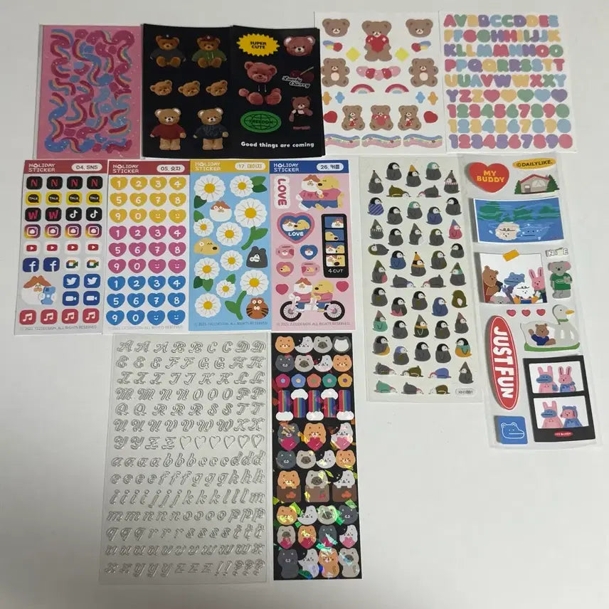 [BUNJANG] Artbox Daiso Deco Sticker Set / 다꾸 스티커 아트박스 다이소