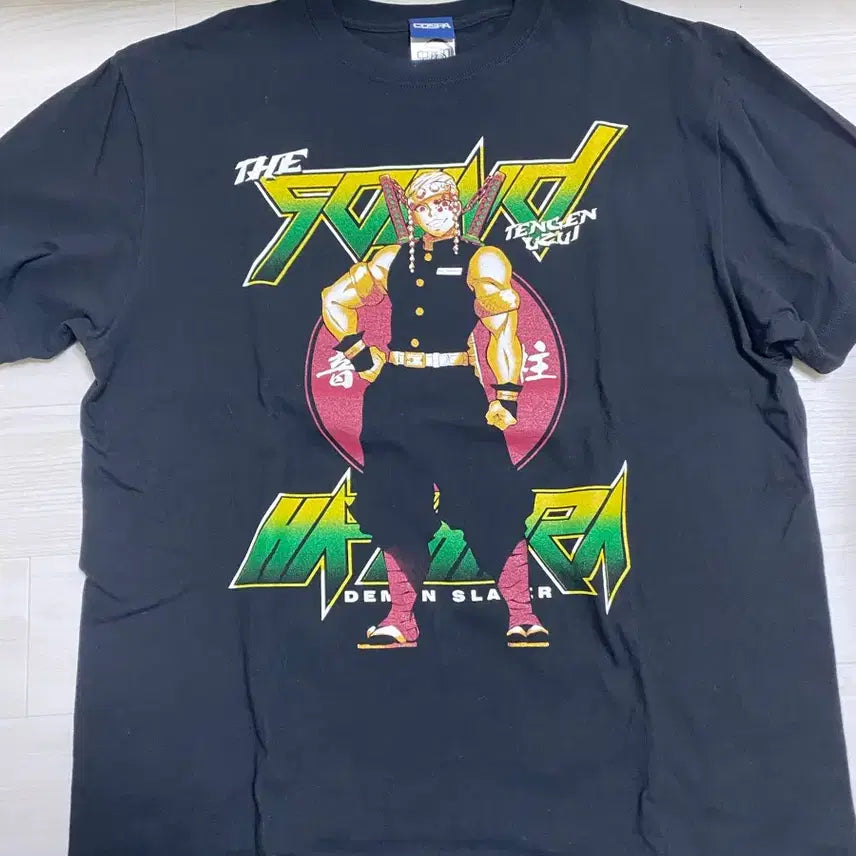 [BUNJANG] Demon Slayer Tengen Uzui Short Sleeve T-Shirt / 귀멸의 칼날 텐겐 우즈이 반팔 티셔츠
