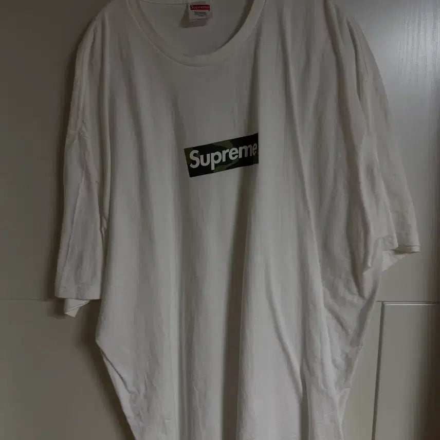 [BUNJANG] Supreme Camo Box Logo T-Shirt XXL / 슈프림 카모 박스로고 반팔티 XXL