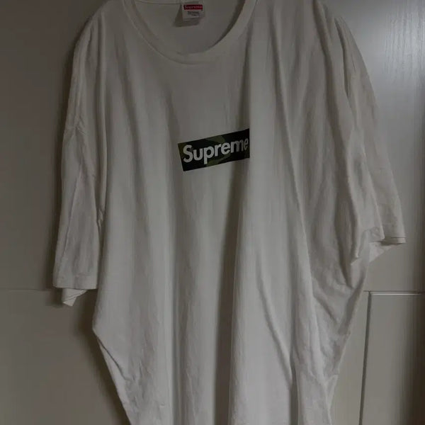 [BUNJANG] Supreme Camo Box Logo T-Shirt XXL / 슈프림 카모 박스로고 반팔티 XXL