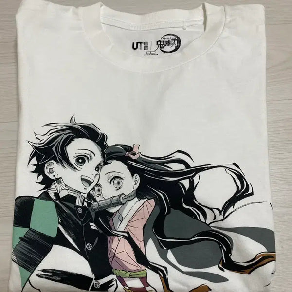 [BUNJANG] Demon Slayer Short Sleeve T-Shirt / 귀멸의 칼날 반팔 티셔츠