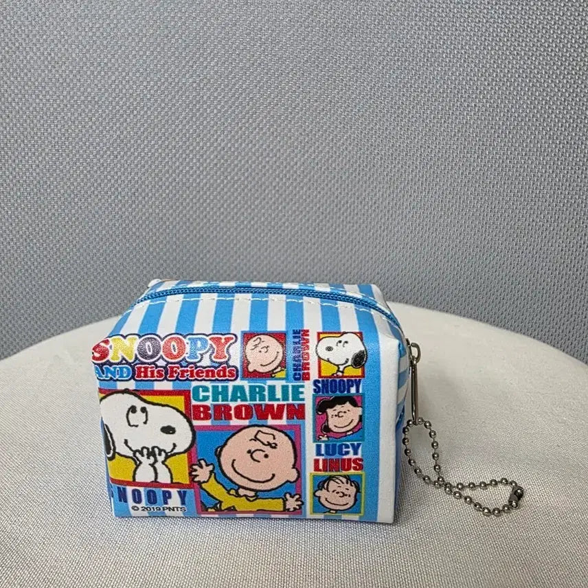 [BUNJANG] Snoopy Charlie Brown Mini Pouch Keychain / 새상품)스누피 찰리브라운 미니 파우치 키체인 키링