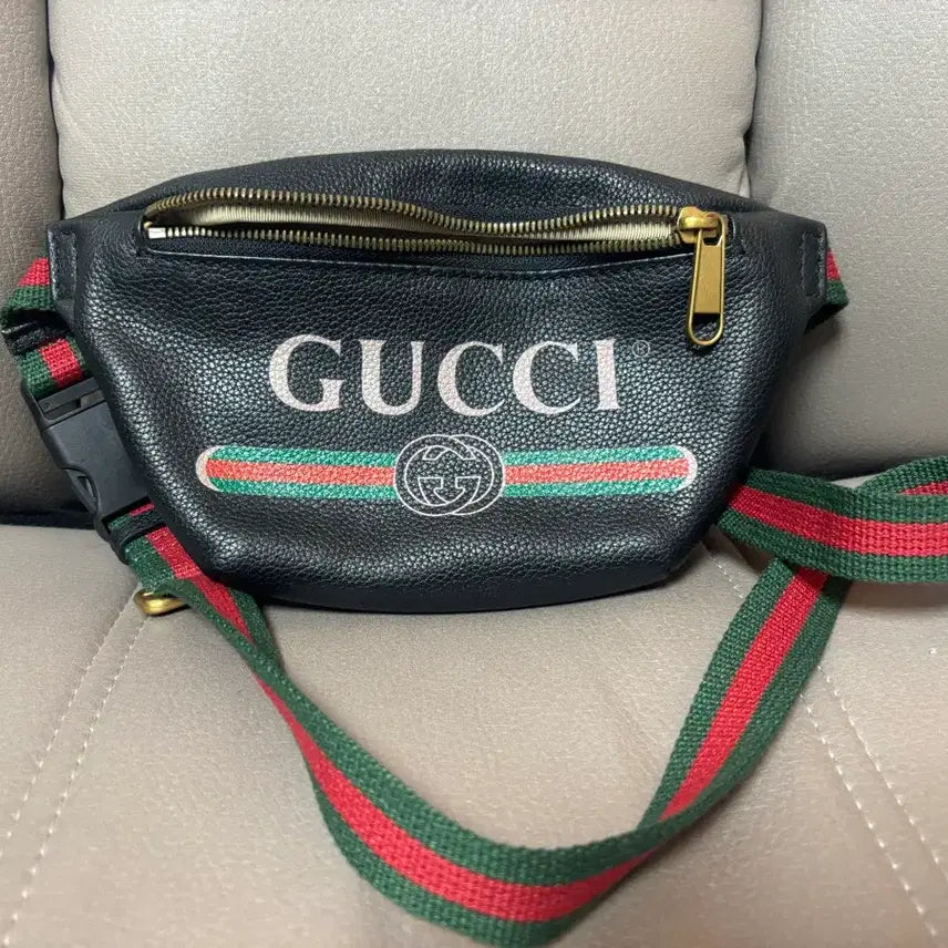 [BUNJANG] Gucci Printed Belt Bag / 구찌 프린트 밸트백
