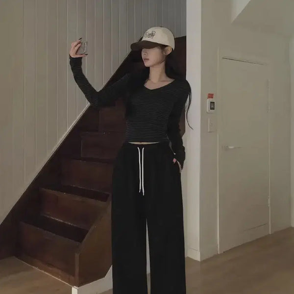 [BUNJANG] Morefit Black Long Pants / 모어핏 바지