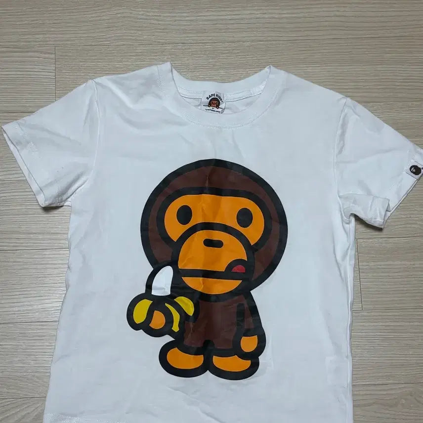 [BUNJANG] BAPE BABY MILO Short Sleeve T-Shirt / 베이프 베이비 마일로 반팔(교환or판매)