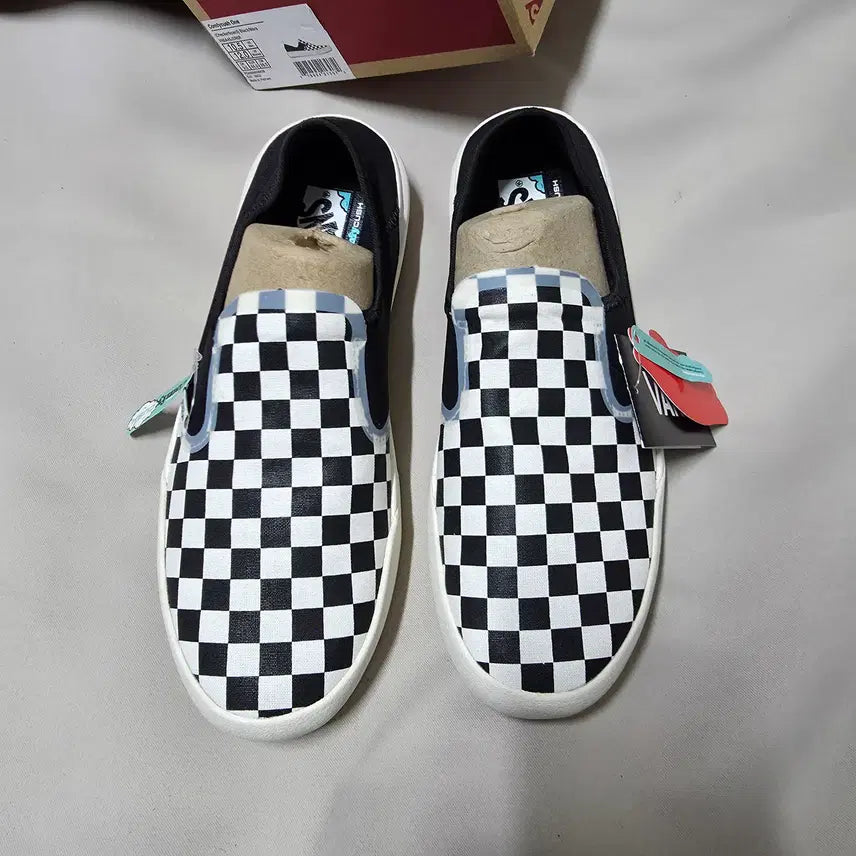 [BUNJANG] Vans ComfyCushion Checkerboard Slip-On Mule Sneakers (Black, 285mm) / 0. 반스 컴피쿠시원 체커보드 (블랙 285) 슬립온 뮬 스니커즈