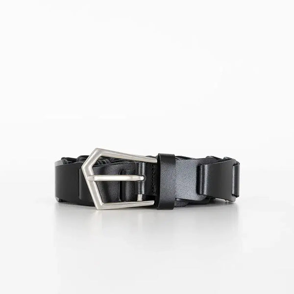 [BUNJANG] Aieul P Link Leather Belt Black / aieul 아이엘 벨트 p link belt black