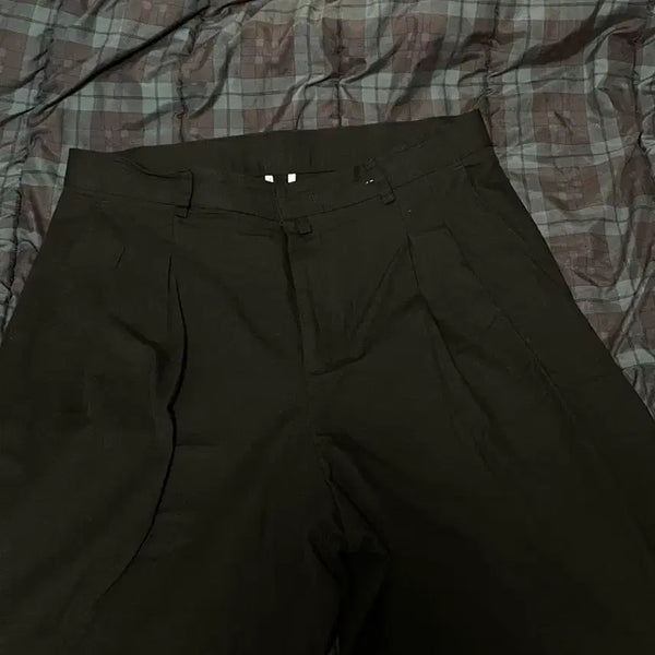 [BUNJANG] Maverick Ripstop Wide Chino Pants Black / 매버릭 립스탑 와이드 치노 / 블랙