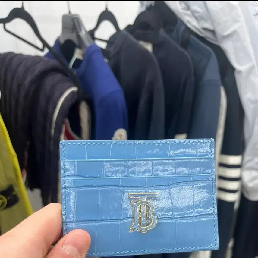 [BUNJANG] Burberry TB Cardholder / (상태좋음 급처 꿀매) 버버리 TB 카드지갑