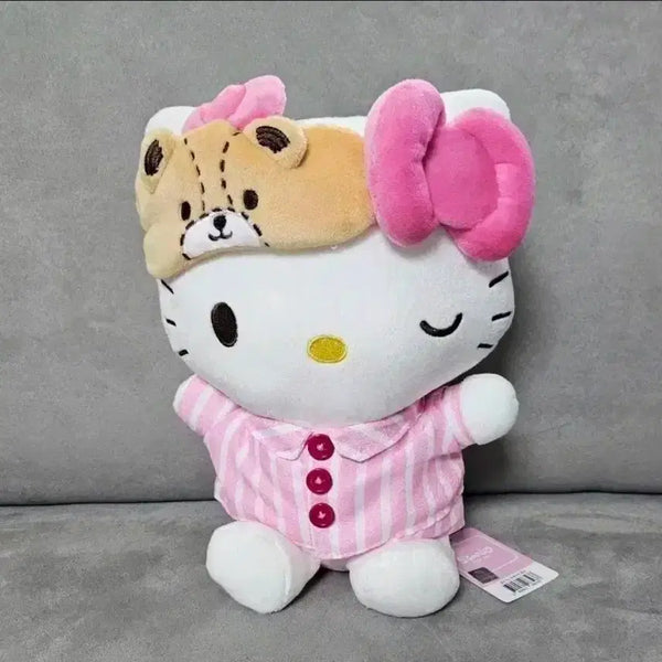 [BUNJANG] Sanrio Hello Kitty 25cm Medium Plush Doll / 정품 산리오 헬로키티 꿀잠 25cm 중형 인형