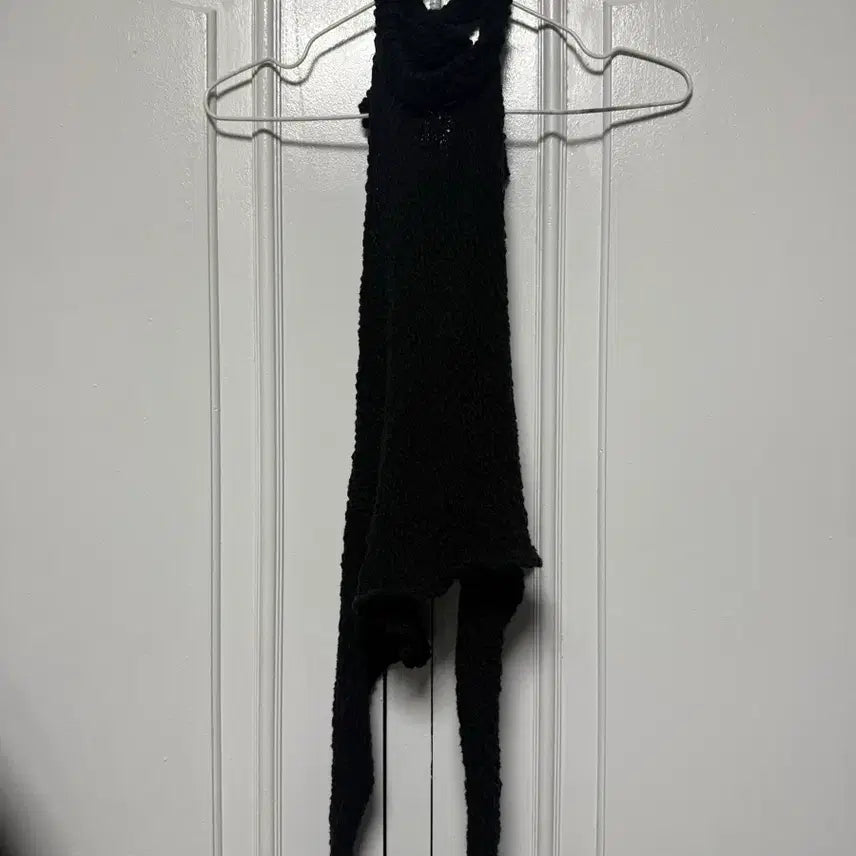 [BUNJANG] LFM Black Halter Knit Layered Top OS / 엘에프엠/Lfm/홀터블랙니트탑/레이어드탑/os