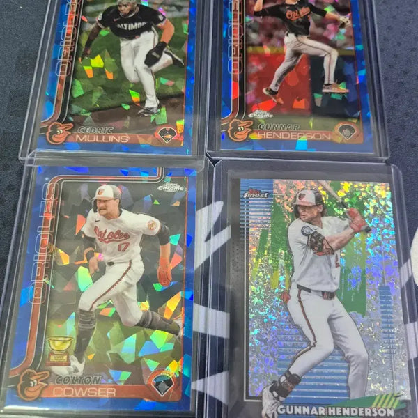 [BUNJANG] MLB Baltimore Orioles Topps Baseball Cards 4-Card Set / MLB 볼티모어 오리올스 탑스 야구 카드 4종 세트