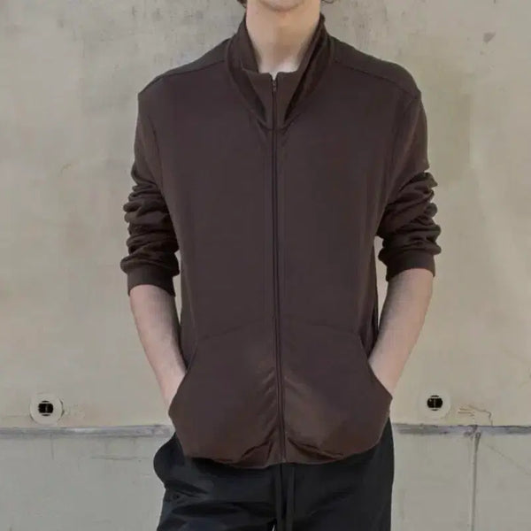[BUNJANG] MUDIDI Neck Zip-up Brown Size 2 / 머듈 넥집업 2사이즈