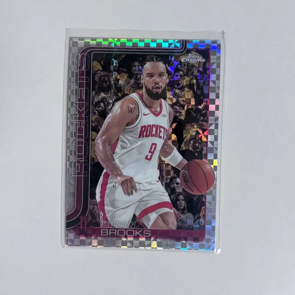 [BUNJANG] Houston Rockets Dillon Brooks Topps Chrome Basketball Card / 휴스턴 로케츠 탑스 크롬 딜런 브룩스 농구 카드