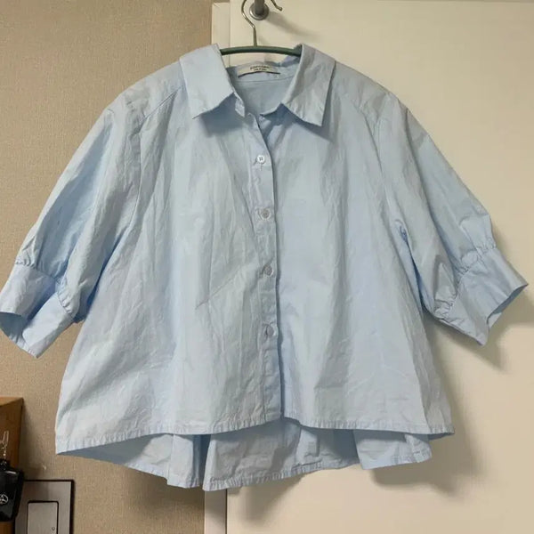 [BUNJANG] Sky Blue Shirt (Size 55) / 하늘색 셔츠