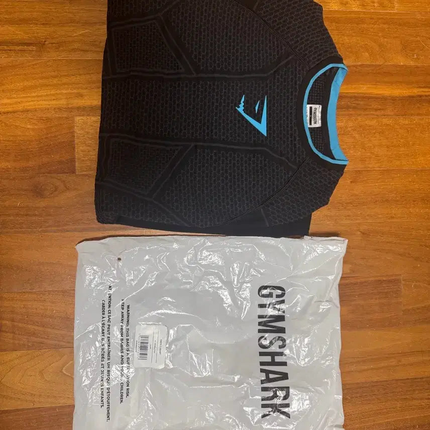 [BUNJANG] Gymshark Onyx V1 T-Shirt Blue S / 짐샤크 오닉스 v1 반팔 블루s