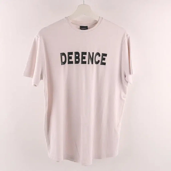 [BUNJANG] Dibence Graphic Cotton T-Shirt / L / 디벤스 그래픽 미색 반팔티셔츠 / P015 -137