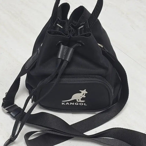 [BUNJANG] Kangol Nylon String Bucket Bag / 캉골 나일론 스트링 복조리백 버킷백