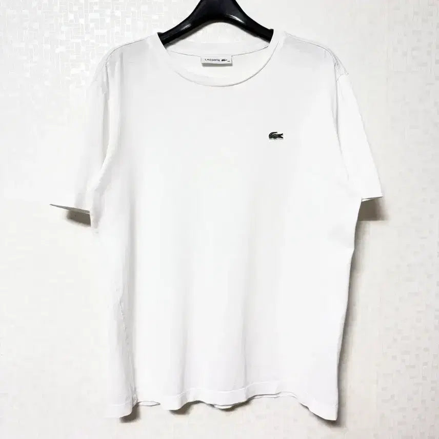 [BUNJANG] Lacoste Women's Short Sleeve T-Shirt White / [S,90]라코스테 여성 반팔티 티셔츠 화이트