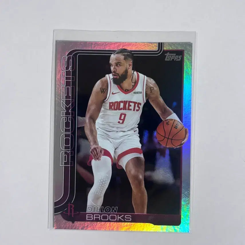 [BUNJANG] Dylan Brooks Houston Rockets Topps Refractor Card / 딜런 브룩스 휴스턴 탑스 리플렉터