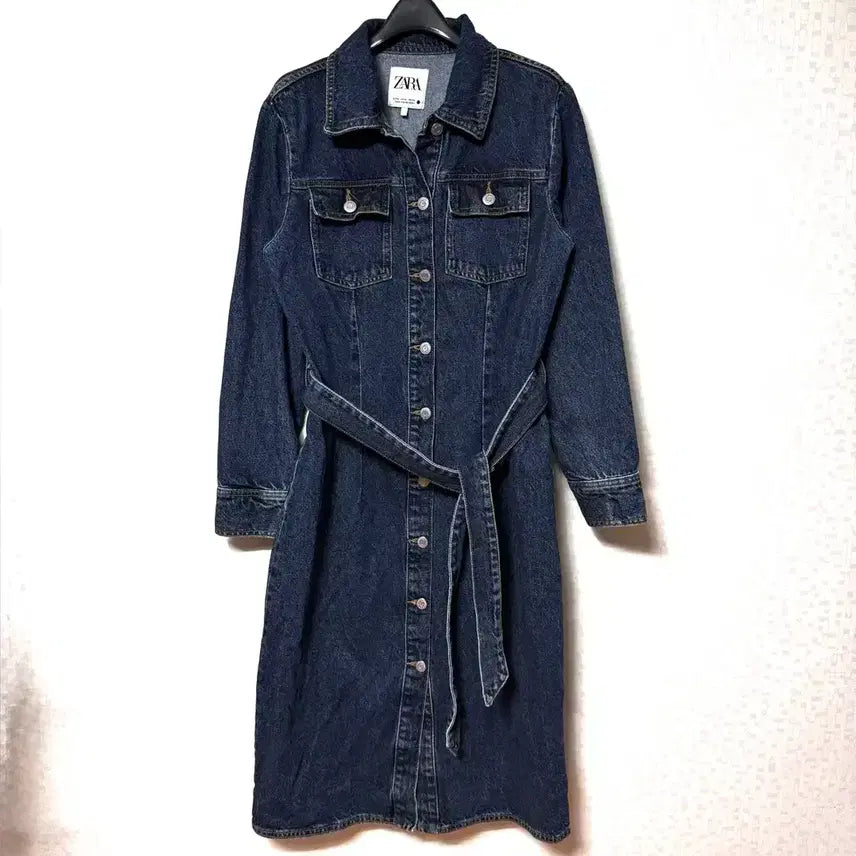 [BUNJANG] Zara Denim Shirt Dress / [M,95]자라 데님 셔츠 원피스 드레스