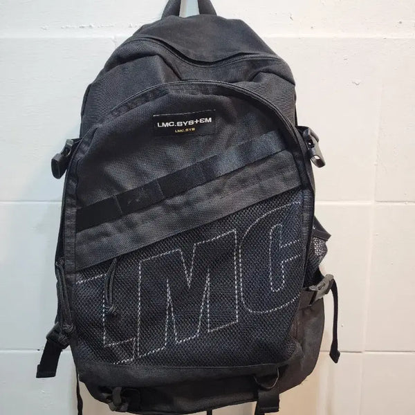 [BUNJANG] LMC Black Backpack / LMC 블랙 백팩