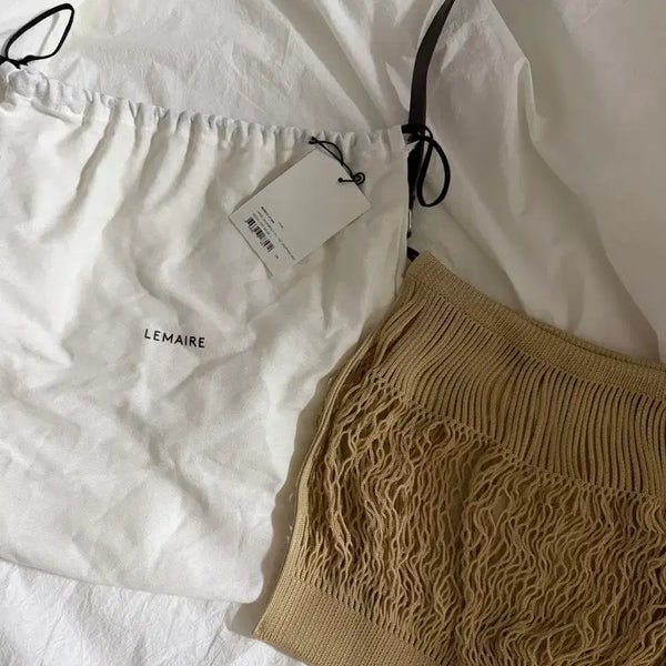 [BUNJANG] Lemaire Large Net Bag Beige / 르메르 네트백 라지