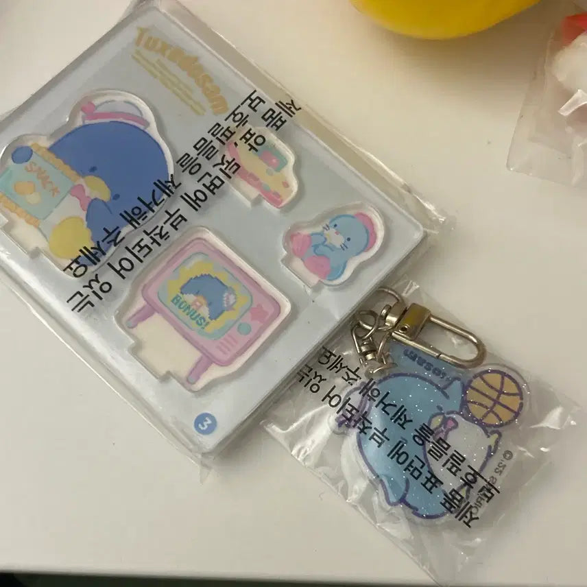 [BUNJANG] Sanrio Tuxedo Sam Acrylic Keyring Bundle Set / 산리오 턱시도샘 아크릴 ,키링 일괄