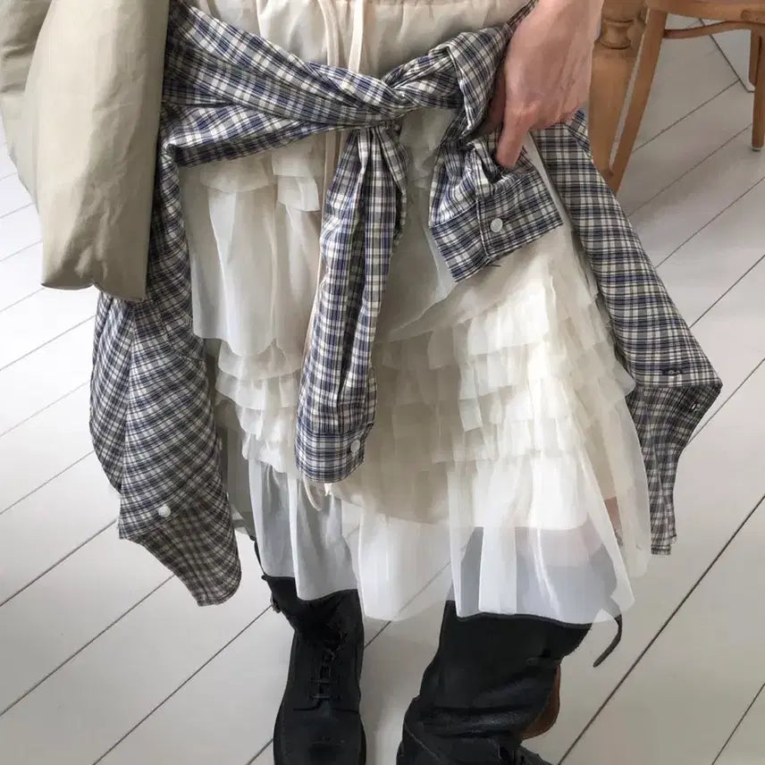 [BUNJANG] Litkim Midi Skirt (New) / 릿킴 미디 스커트 (새상품)