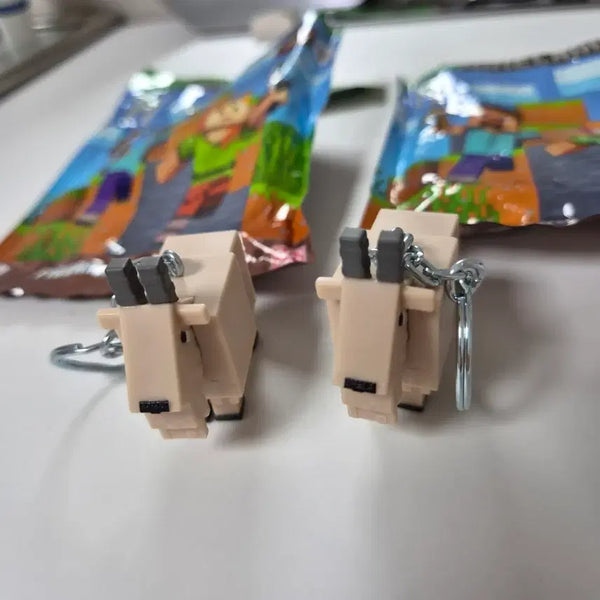 [BUNJANG] Minecraft Goat Charm / [새상품] 마인크래프트 염소 키링