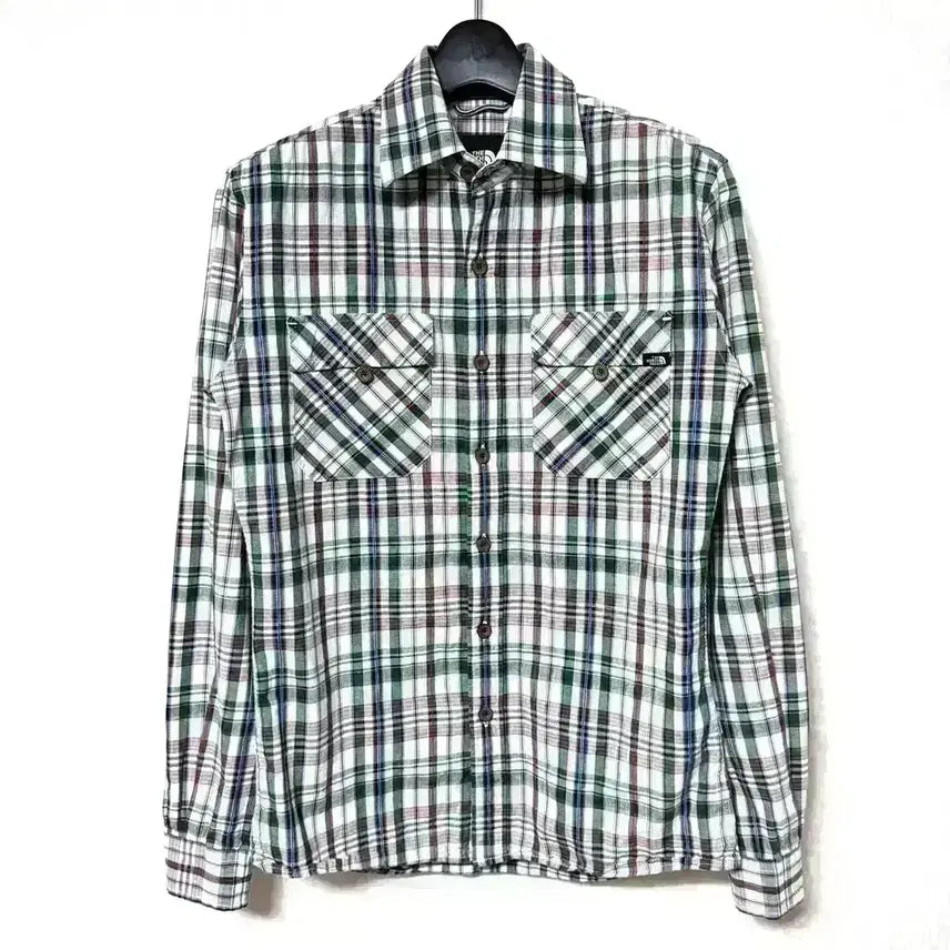 [BUNJANG] The North Face Check Pocket Shirt / [S,90]노스페이스 체크 포켓 셔츠 남방