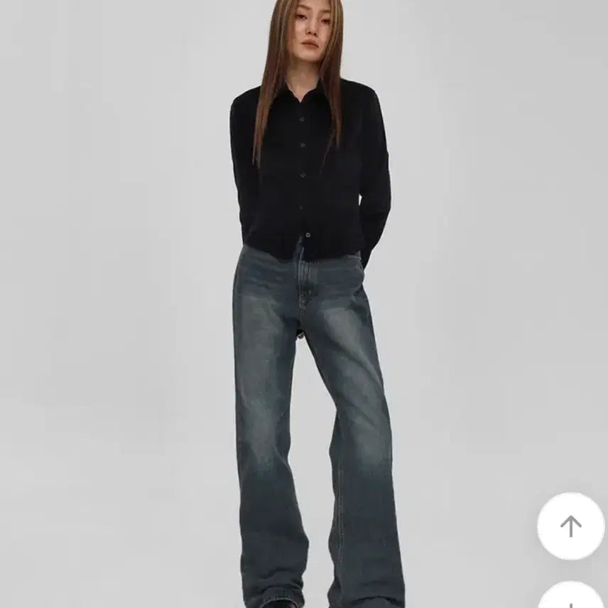 [BUNJANG] Black Up Bootcut Denim Pants / 블랙업 부츠컷 데님 팬츠