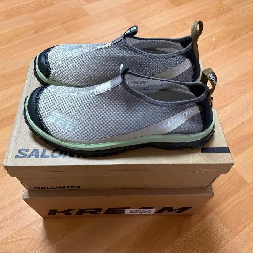 [BUNJANG] Salomon RX MOC 3.0 Feather Grey Plum Kitten 290 / 살로몬 RX 모크 3.0 페더 그레이 플럼 키튼 290