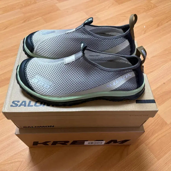 [BUNJANG] Salomon RX MOC 3.0 Feather Grey Plum Kitten 290 / 살로몬 RX 모크 3.0 페더 그레이 플럼 키튼 290