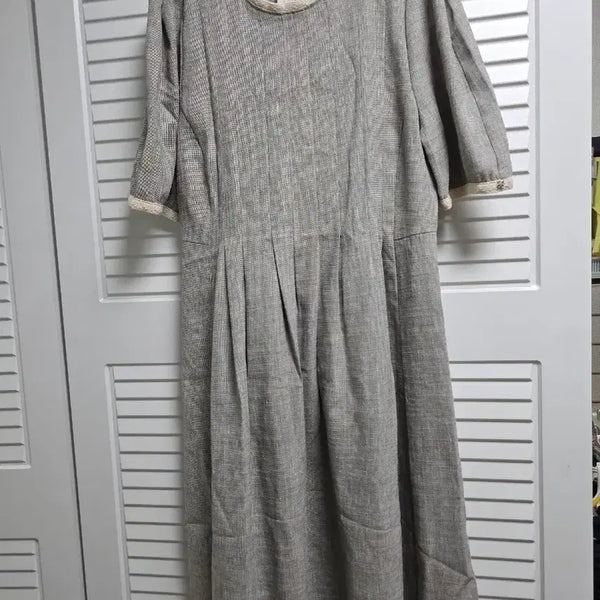 [BUNJANG] Thursday Checked Long Dress / 체크무늬 롱원피스