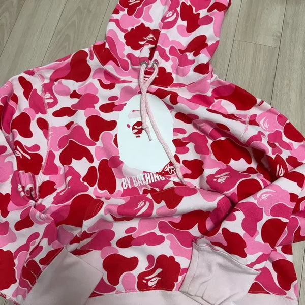 [BUNJANG] BAPE Pink Camo Hoodie S / 급처) W 베이프 핑크 카모 후드티 S