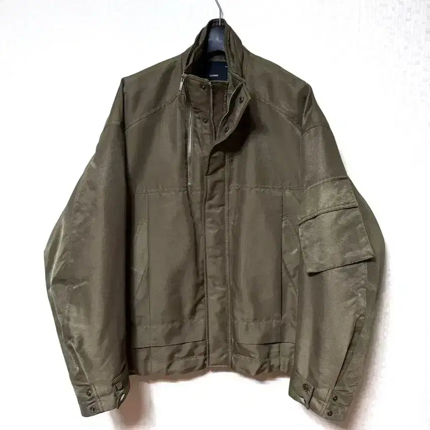 [BUNJANG] IL CORSO Utility Shell Parka Jacket Zip-Up Khaki / [L,100]일꼬르소 유틸리티 쉘 파카 자켓 집업 카키