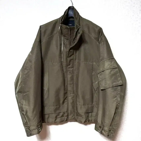 [BUNJANG] IL CORSO Utility Shell Parka Jacket Zip-Up Khaki / [L,100]일꼬르소 유틸리티 쉘 파카 자켓 집업 카키