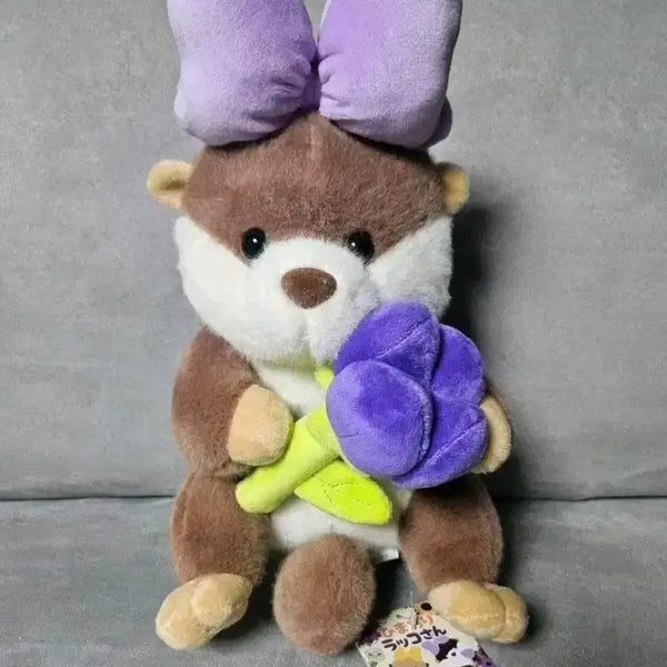 [BUNJANG] Kkot Latko Otter 25cm Medium Plush / 정품 꽃 랏코상 수달 25cm 중형 인형