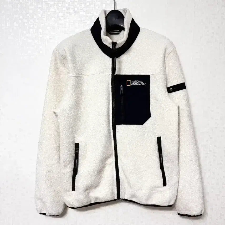 [BUNJANG] National Geographic Fleece Zip-Up Jacket (Size S) / [S,90]내셔널지오그래픽 후리스 플리스 집업 자켓